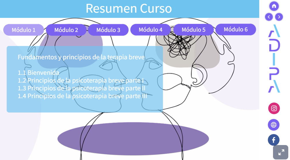 Cómo puedo obtener información sobre el curso al cual me inscribí